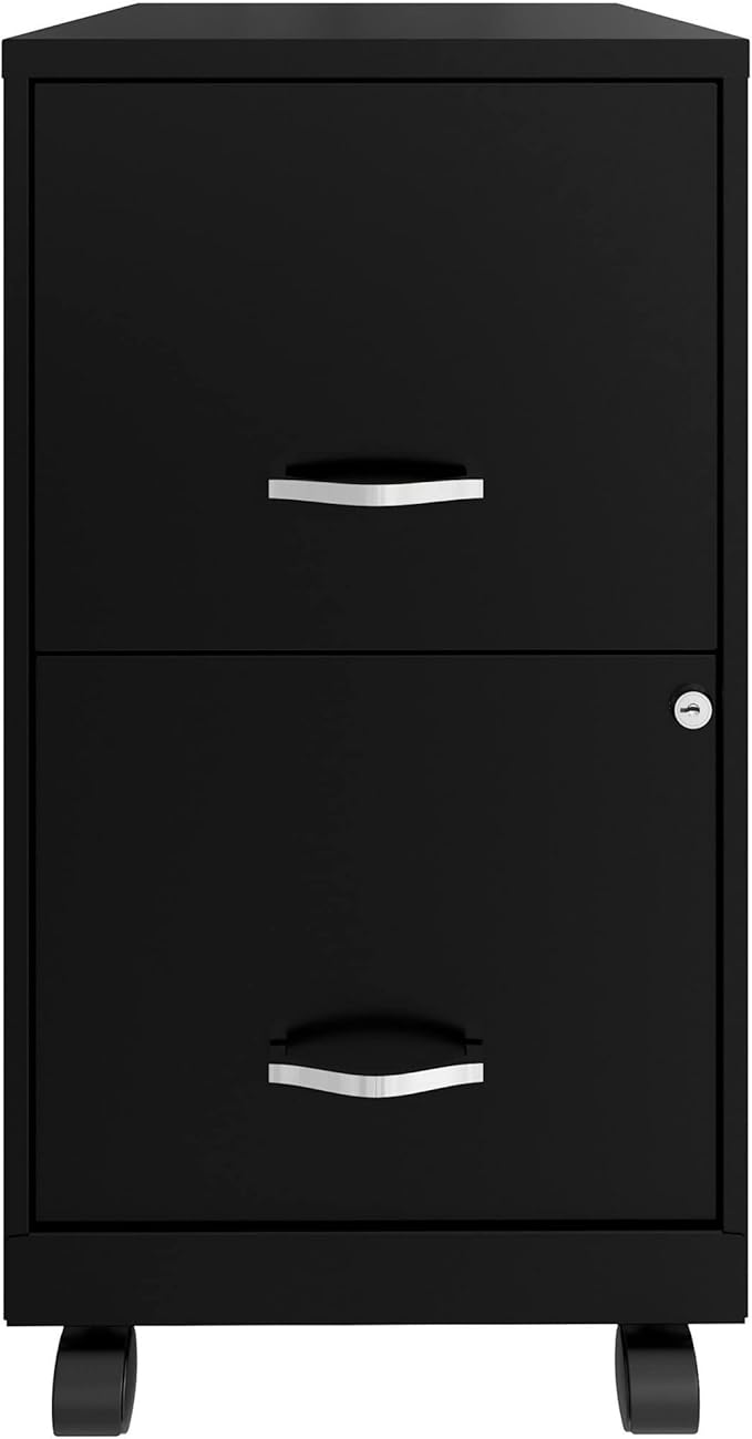 Lorell LLR00061 - SOHO File/File 2-Drawer Mobile File Cabinet - LeafyLoom