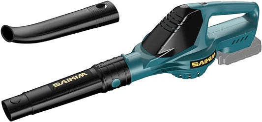 Cordless Leaf Blower for Makita 18V Battery,Handheld Electric Jobsite Air Blower,5 Variable Speed Up to 100MPH,120 CFM Powerful for Lawn Care,Snow Blow,Yard Clean(Battery Not Included) - LeafyLoom