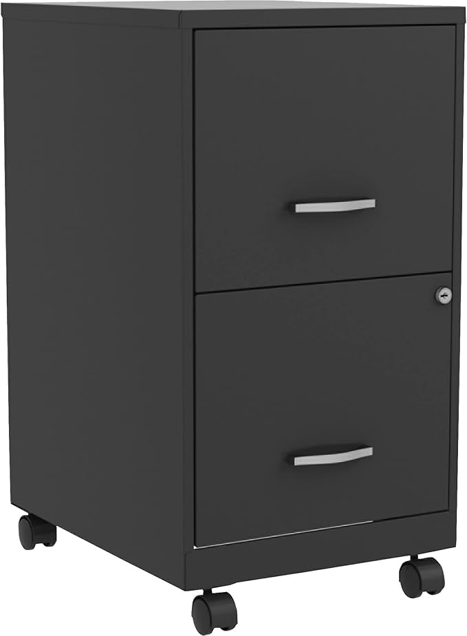 Lorell LLR00061 - SOHO File/File 2-Drawer Mobile File Cabinet - LeafyLoom