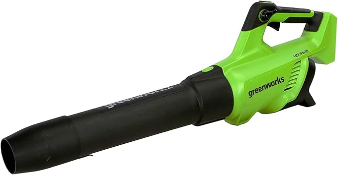 Greenworks 40V (120 MPH / 500 CFM / 75+ Compatible Tools) Cordless Axial Leaf Blower, Tool Only - LeafyLoom