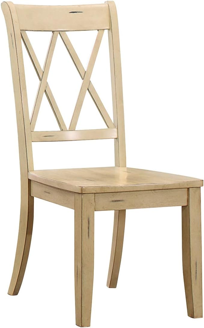 Homelegance Dining Chair (Set of 2), Buttermilk - LeafyLoom