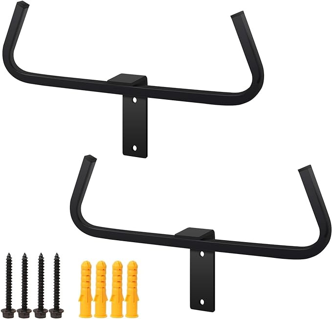 Backpack Sprayer Wall Mount Rack Hanger Backpack Leaf Blower Rack Holder Garden Tool Garage Organizer and Storage，Hunting Pack Storage Tactical Gear Stand (2 PCS) - LeafyLoom