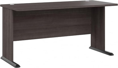 Bush Business Furniture Studio A Computer Desk, Commercial-Grade Gaming and Work Table for Home or Professional Office, 60W, Storm Gray - LeafyLoom