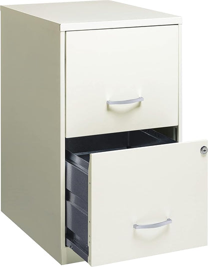 Lorell LLR14341WE - SOHO 18 2-drawer File Cabinet - LeafyLoom