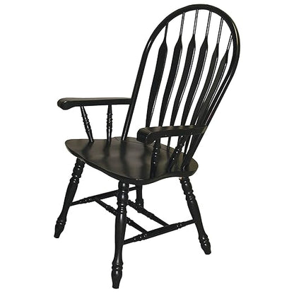 Sunset Trading Black Cherry Selections Dining Chair, 41", Distressed Antique - LeafyLoom