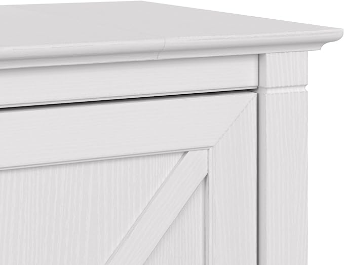 Bush Furniture Key West Lateral File Cabinet, Modern Farmhouse 2 Drawer File Cabinet for Home Office - LeafyLoom