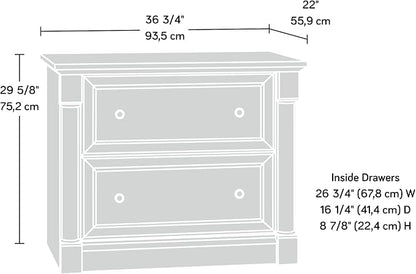 Sauder Palladia Lateral File , Wind Oak finish - LeafyLoom