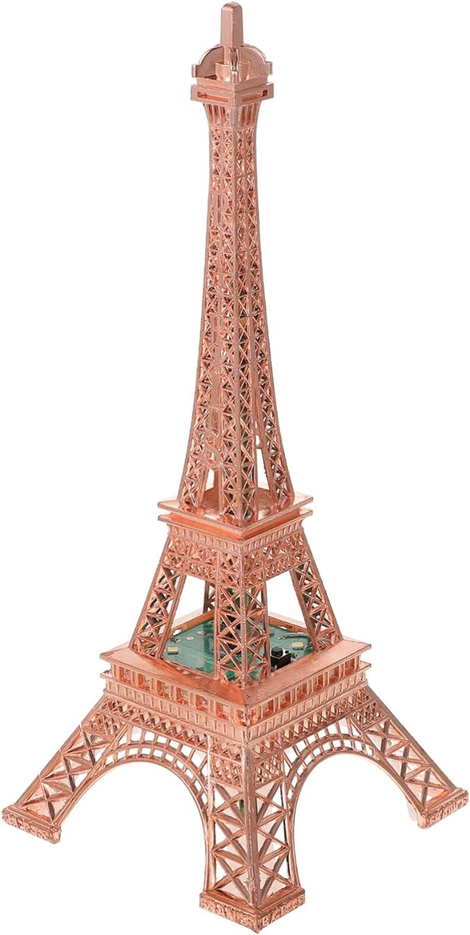 DOITOOL Eiffel Tower Led Light Tower Architecture Craft Tower Statue Table Lamp Decoration Led Lamp Home Decorations Bedroom Decoration Tower Light Nightlight Desk Light up Tower Led Tower - LeafyLoom