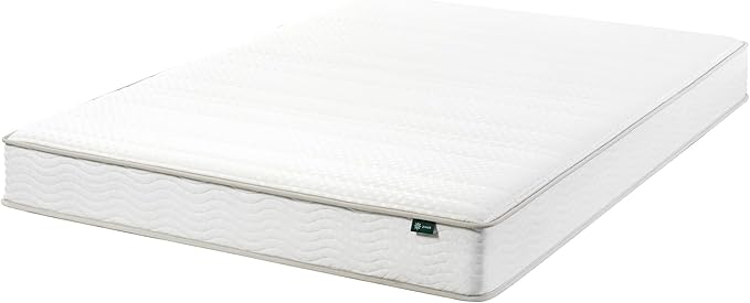 ZINUS 8 Inch Foam and Spring Hybrid Mattress [New Version], Queen, Fiberglass free, Medium Firmness, Durable Support, Certified Safe Foams & Fabric, Mattress in A Box - LeafyLoom