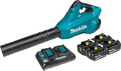 Makita XBU02PT1 36V (18V X2) LXT® Brushless Blower Kit with 4 Batteries (5.0Ah) - LeafyLoom