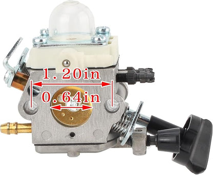 AUTOKAY Carburetor Carb for Stihl BG56 BG56C Blower Replace Zama C1M-S260B 4241-120-0615 - LeafyLoom