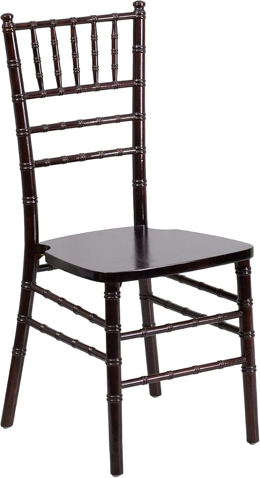 Flash Furniture HERCULES Series Walnut Wood Chiavari Chair - LeafyLoom