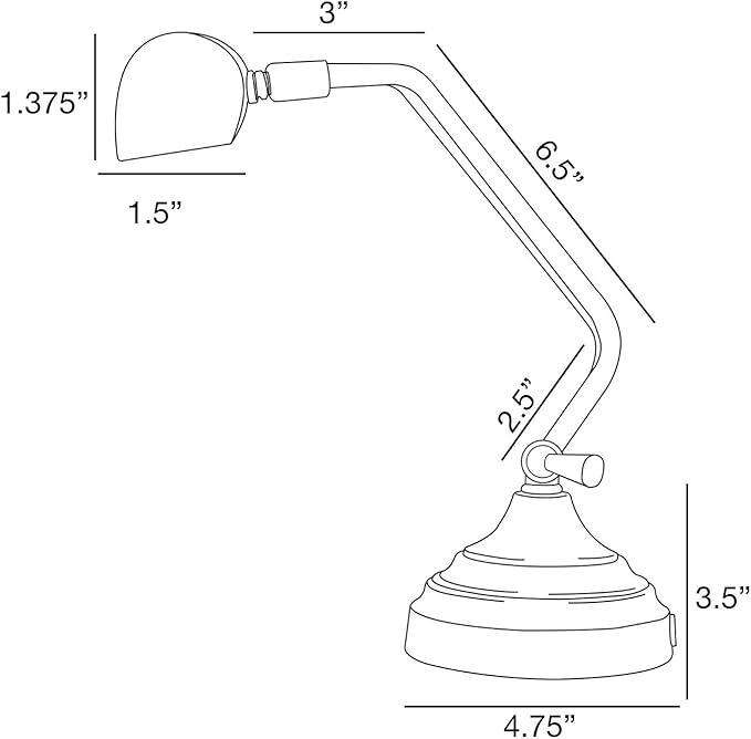 Cocoweb 12 LED Piano Desk Lamp with Dimmer - Oil Rubbed Bronze - LeafyLoom