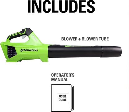 Greenworks 40V Axial Blower (120 MPH / 450 CFM), Tool Only - LeafyLoom