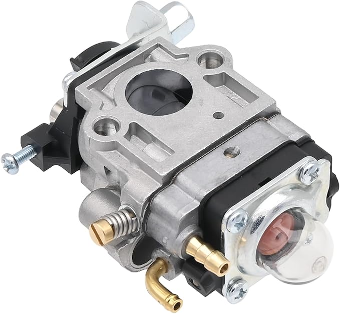 WYK-74 Carburetor for Husqvarna 145BT Kawasaki TE45DX Blower Walbro WYK-74-1 with Fuel Filter Spark Plug Fuel Line Kit - LeafyLoom