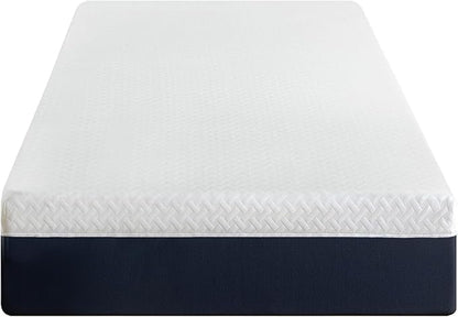 ZINUS 12 Inch Cooling Comfort Hybrid Mattress [New Version], Twin, Fiberglass free, Medium Firm Feel, Motion Isolation, Certified Safe Foams & Fabric, Mattress in A Box - LeafyLoom