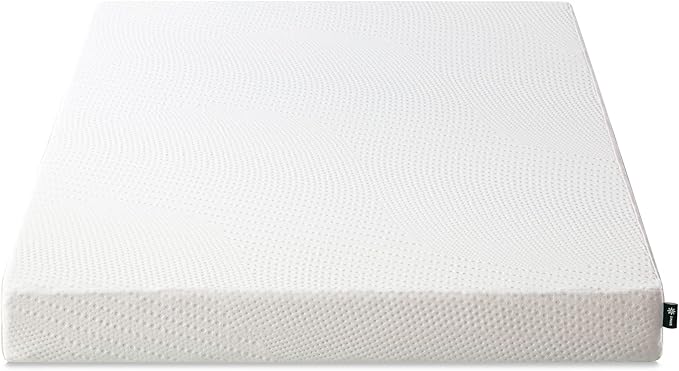 Zinus Cooling Essential Foam Bed Mattress Conventional, Twin, White - LeafyLoom