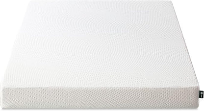 ZINUS Cooling Essential Foam Bed Mattress Conventional, King, White - LeafyLoom