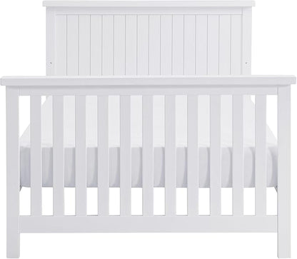 Everlee Crib to Full-Size Bed Conversion Kit, Whitewash - LeafyLoom