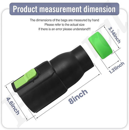 AST2000 Handheld Blower Short Tube Attachment for EGO LB5300/LB5750/LB5800/LB6500/LB6510/LB6700/LB7650, Compatible with Tapered Nozzle AN7650R and Spread Nozzle AN7650S- 7.5-inch Length - LeafyLoom