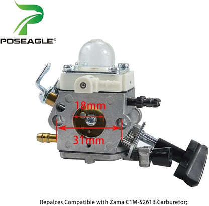 BG86 Carburetor for Stihl SH56 SH56C SH86 SH86C BG86 Blowers Compatible with Stihl BG86 Carburetor, Stihl BG86 Blower Carburetor, Stihl BG86 carb, BG86 Blower Zama s261b C1M-S261B - LeafyLoom