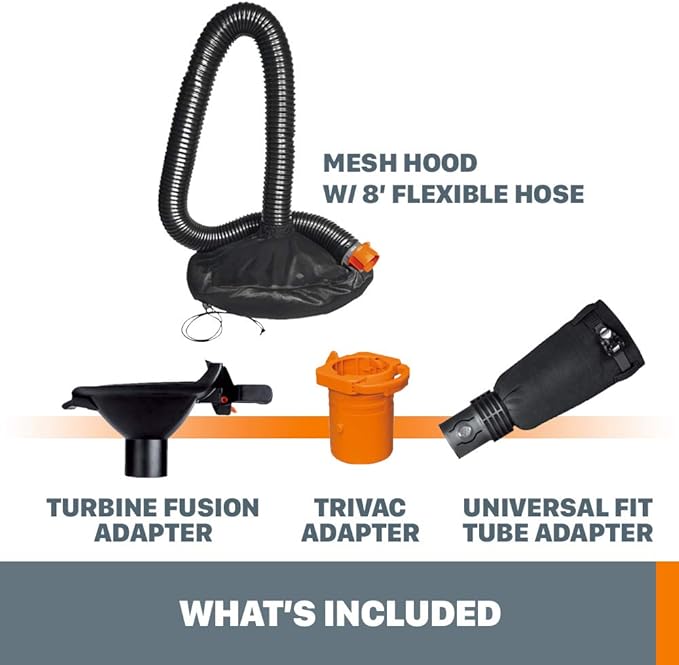 WORX LeafPro Universal Leaf Collection System for All Major Blower/Vac Brands - WA4058 - LeafyLoom