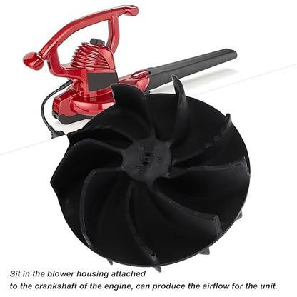 Toro 51591 Impeller Metal,Toro Leaf Blower Parts Blower Heater Fan,Electric Blower Vacuum Impeller Fan 108‑8966 Replacement for Toro Models 51552 51573 51591 - LeafyLoom