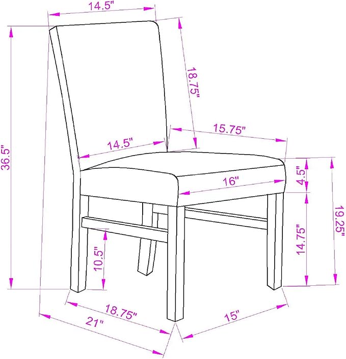 Modern 5 Pcs Set, Including Solid Wood Rectangle Table, 4 Upholstered Dining Chairs and Bench, for Kitchen, Living Room, Small Apartment, Antique Yellow+Gray - LeafyLoom