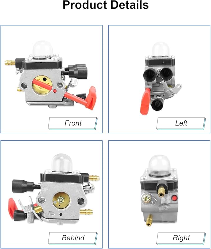 BG55 Carburetor with Air Filter Kit for STIHL BG45 BG46 BG50 BG65 BG85 SH55 SH85, Replace 4229-120-0650 4229-120-0608 4229-120-0610 - LeafyLoom