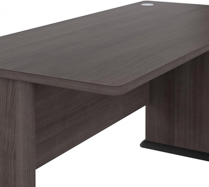 Bush Business Furniture Studio A Computer Desk, Commercial-Grade Gaming and Work Table for Home or Professional Office, 60W, Storm Gray - LeafyLoom