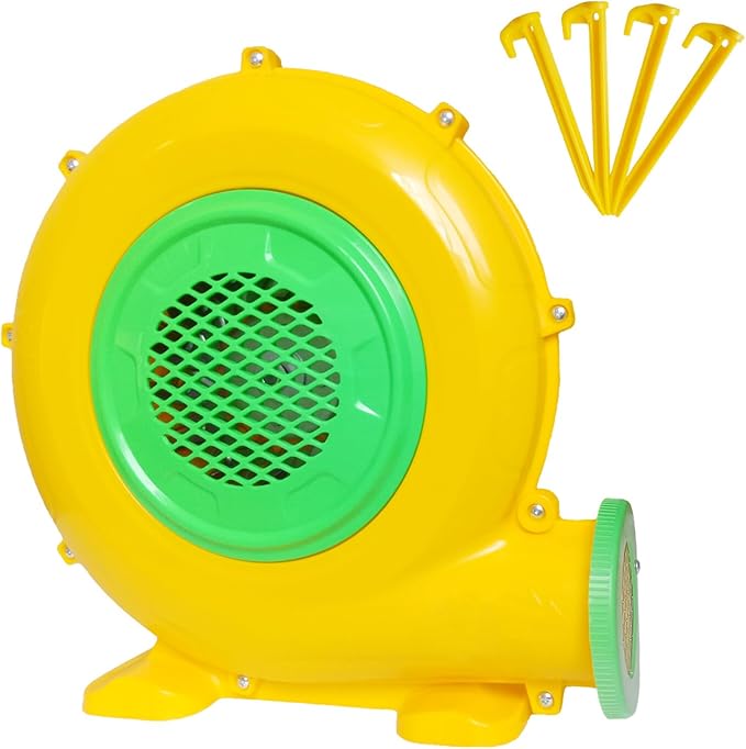 Inflatable Bounce House Blower, Air Blower for Inflatable Castle and Jump Slides, Portable and Powerful Fan Pump Commercial Inflatable Blower, Blower for Bounce House - LeafyLoom