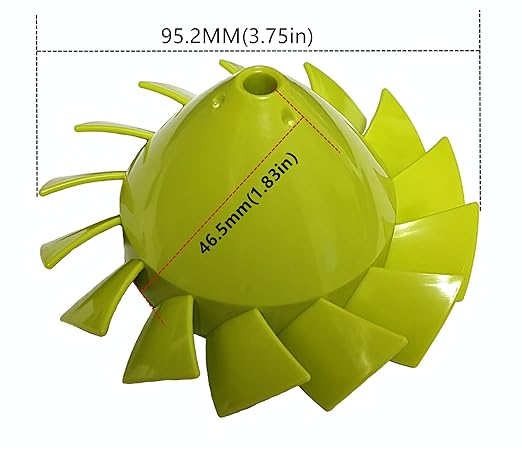 529437003/529437004/529437001 Blower Fan Compatible with Fits Ryobi Ryobi 18 Volt Blower Fan P2108 P21081 P21081VN P21081VNM - LeafyLoom