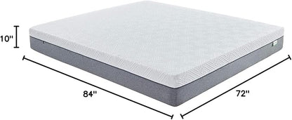 Novilla Mattress California King, 10 Inch Gel Memory Foam Cal King Mattress for Cool Night & Pressure Relief, Medium Plush Bed Mattress, Bliss - LeafyLoom