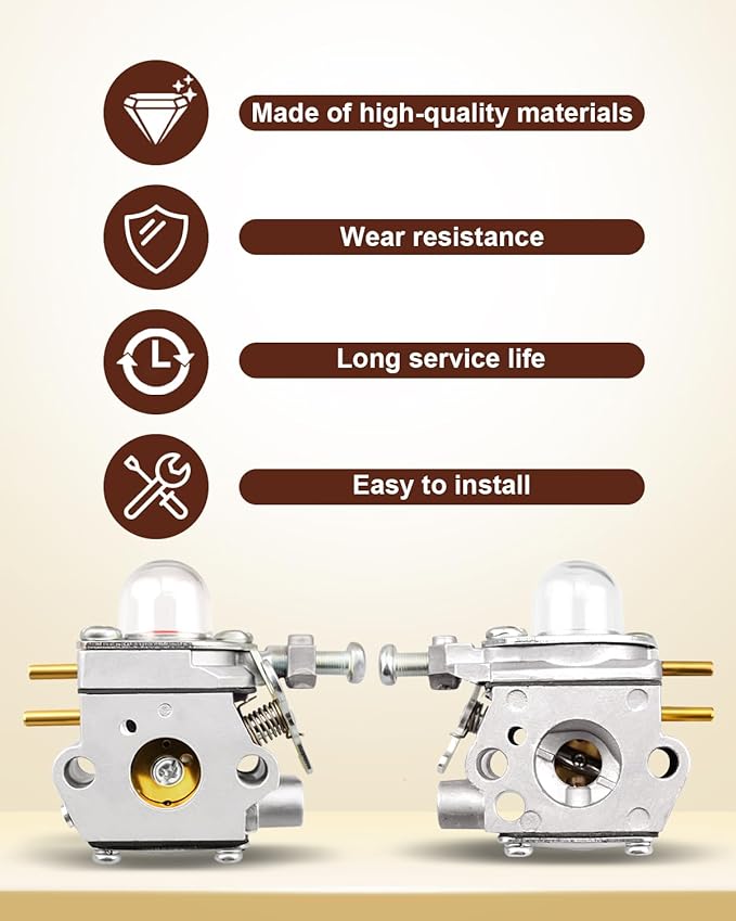 B210 Carburetor Kit for Craftsman B200 B2200 B2000 Leaf Blower, Fit for MTD Black Decker Fit for Yard Machines - LeafyLoom