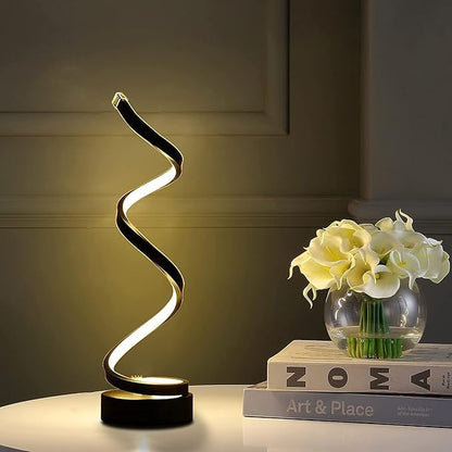 modern table lamps,unique lamps,Bedside Lamp for nightstand,LED Dimmable minimalist table lamp for Bedroom Living Room Office desk lamp bookshelf lamp,12W Warm White - LeafyLoom