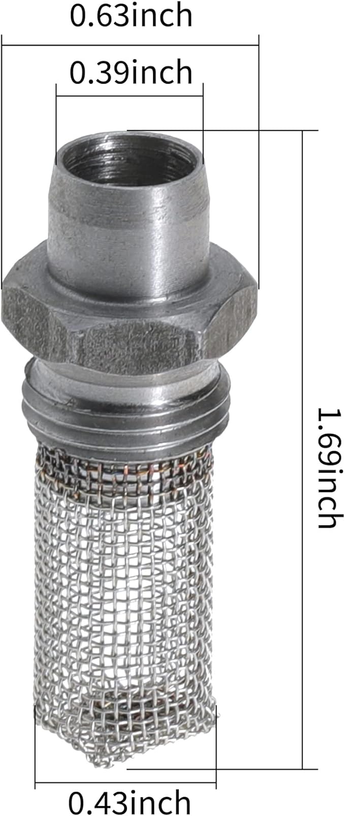 Stub Spark Arrestor for Stihl Blower BG85 BG86 BG55 BG56 BR200 SH85 SH86 SH55 SH56(Pack of 1) - LeafyLoom