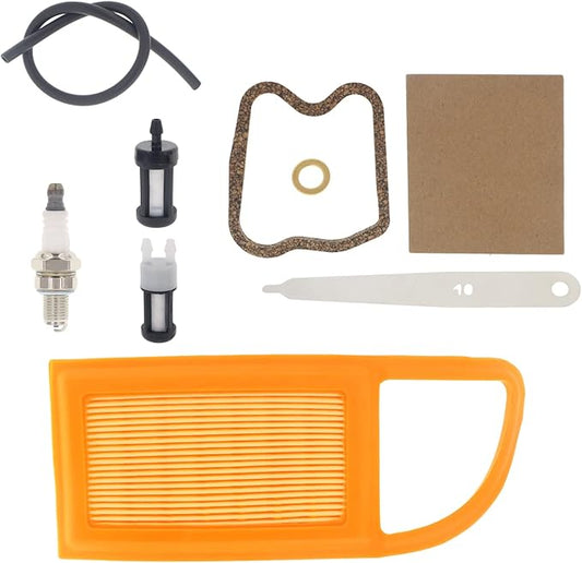 4282-141-0300 Air Filter & 4282-007-1001 Valve Clearance Kit for Stihl BR500 BR550 BR600 BR700 Backpack Blower - LeafyLoom