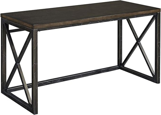 Xcel Cinnamon Finish Office Desk by Home Styles - LeafyLoom