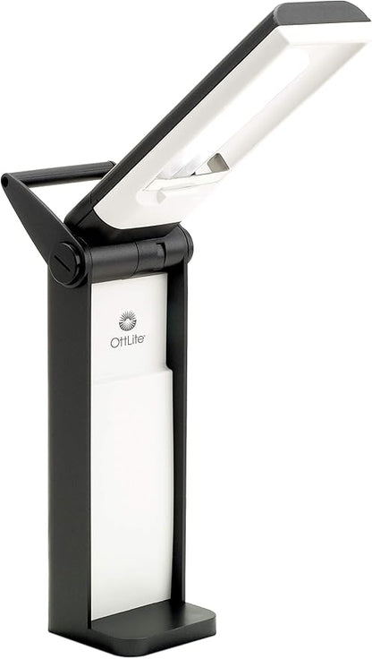 OttLite L139AB 13 Watt Desk Lamp with Swivel Base, Black - LeafyLoom