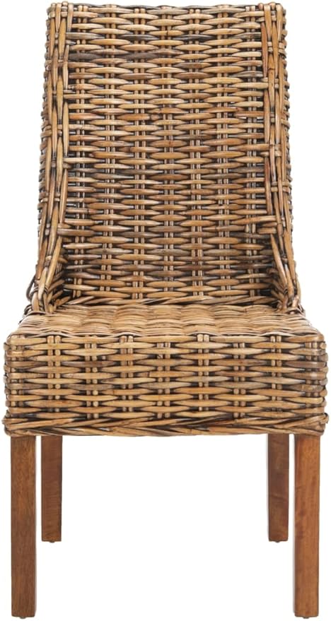 Safavieh Home Collection Suncoast Brown Dining Chair - LeafyLoom