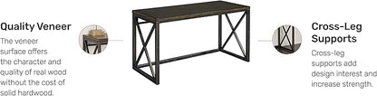 Xcel Cinnamon Finish Office Desk by Home Styles - LeafyLoom