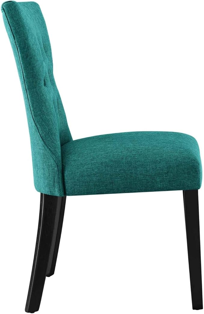 Modway Silhouette Chair, Teal 24.5 x 18 x 36 - LeafyLoom