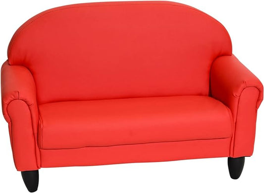 Children's Factory Red As We Grow Toddler Sofa - LeafyLoom