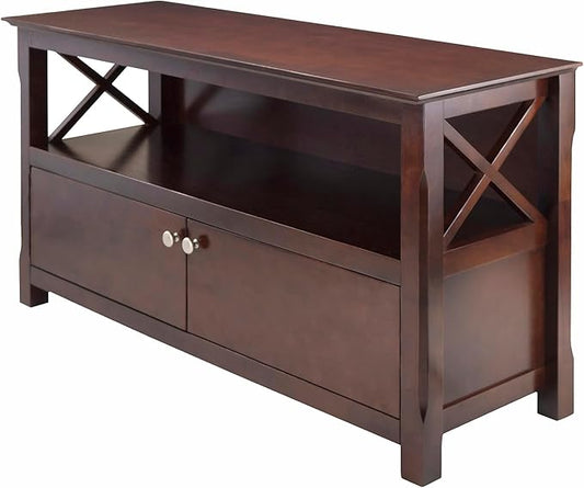 Winsome Xola 40643 Cappuccino TV Stand (40643) - LeafyLoom