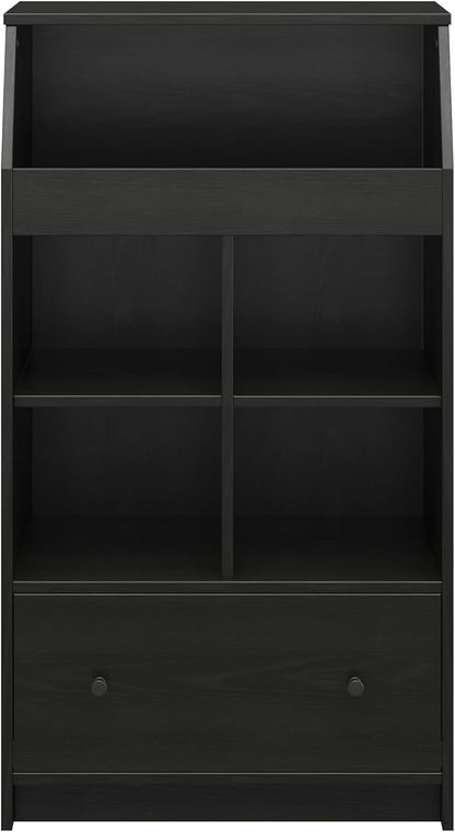 Ameriwood Home The Loft 2 Door Storage Tower, Large, Black Oak - LeafyLoom