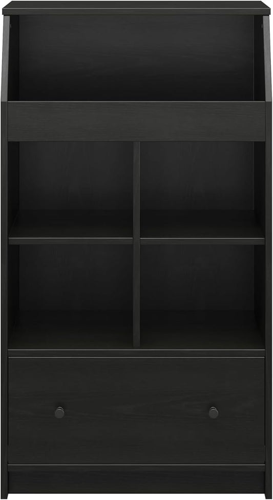 Ameriwood Home The Loft 2 Door Storage Tower, Large, Black Oak - LeafyLoom