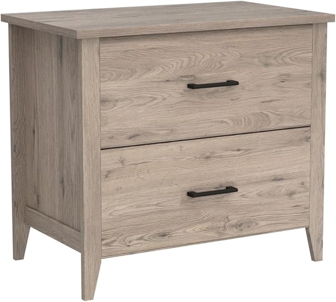 Sauder Summit Station 2-Drawer Lateral File Cabinet, L: 33.86" x W: 20.87" x H: 29.02", Laurel Oak - LeafyLoom