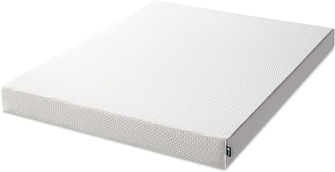 ZINUS Cooling Essential Foam Bed Mattress Conventional, King, White - LeafyLoom