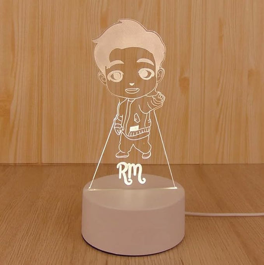 RM Kpop Bangtan Boys LED Night Light Bedroom Desk Lamp - Perfect Holiday Gift, Birthday Gift, Christmas Gift (Novelty Item, Limited Stock) - LeafyLoom