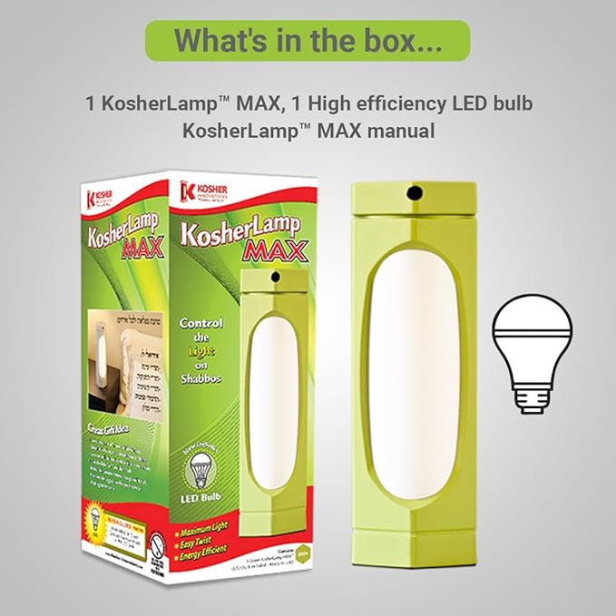 KosherLamp™ Max - Green by KOSHER INNOVATIONS™ - LeafyLoom